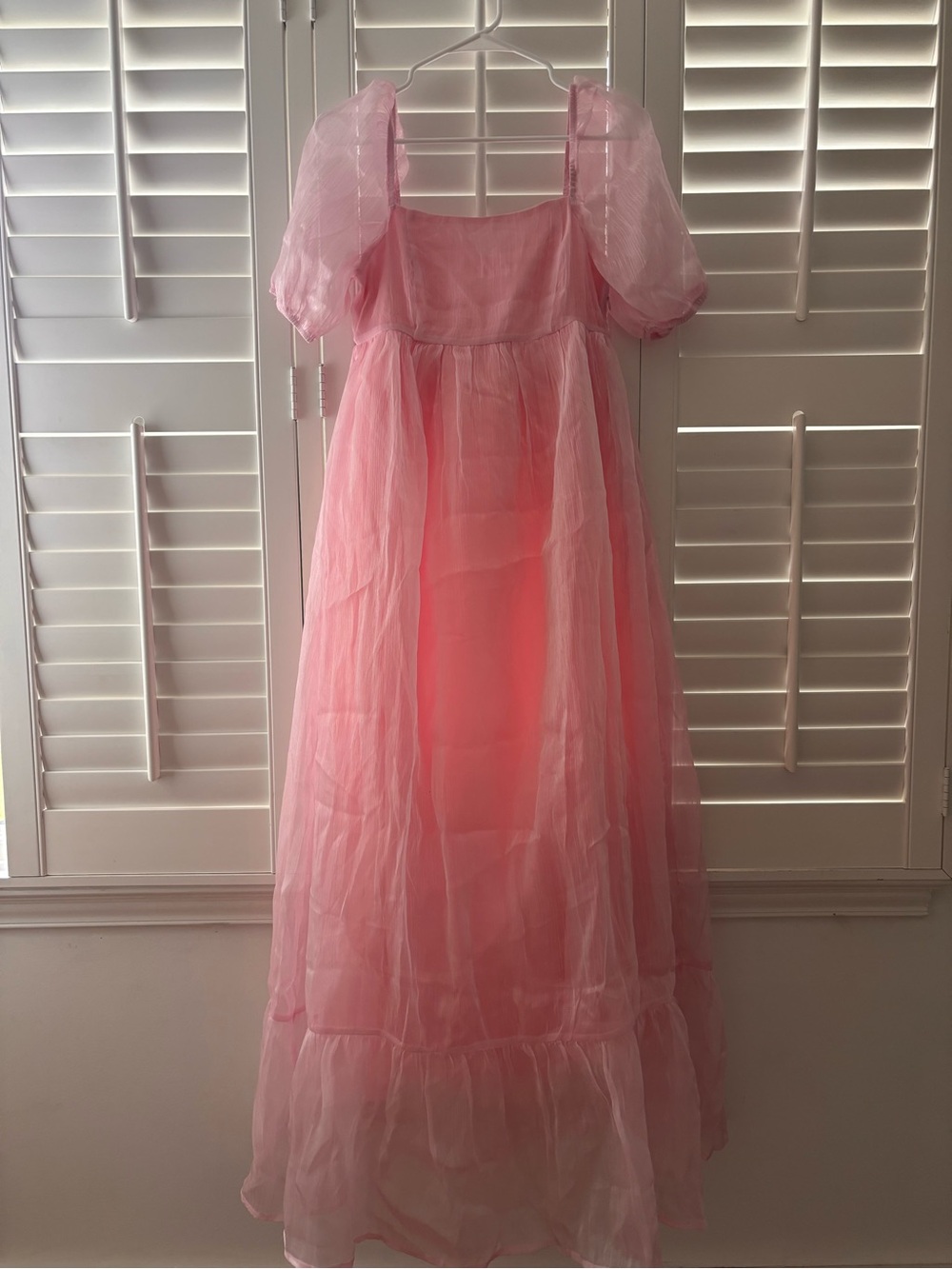 Woman Light Pink Maxi Dress
